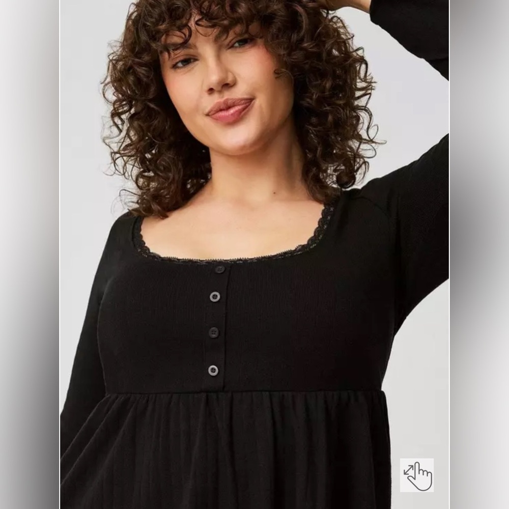 Elegant Black Women's Top